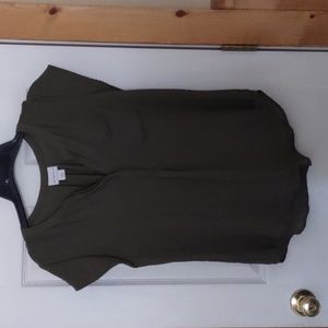 Liz Claiborne Large Green Blouse